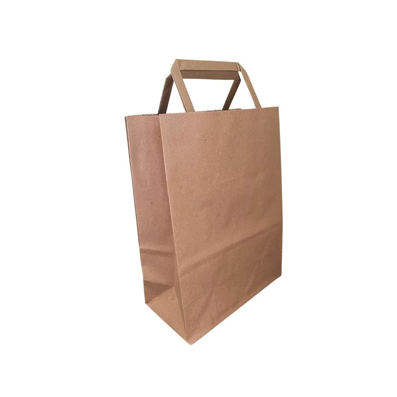 GENERICO - Bolsas de Papel Kraft 18x09x24 por 20 unidades…