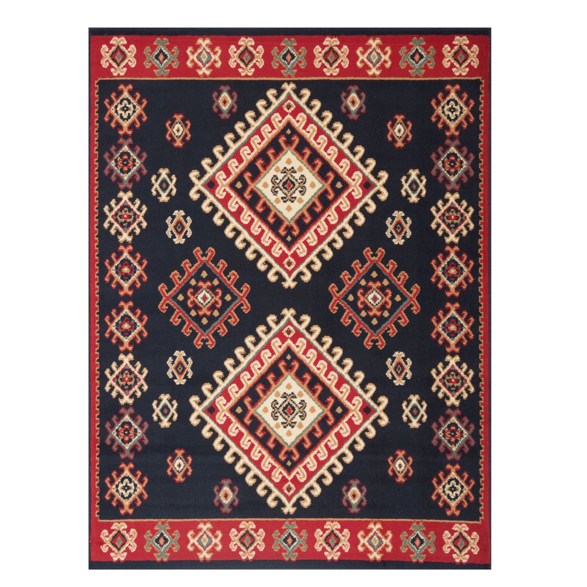 CANNON - Alfombra Fresia Negro 133x180