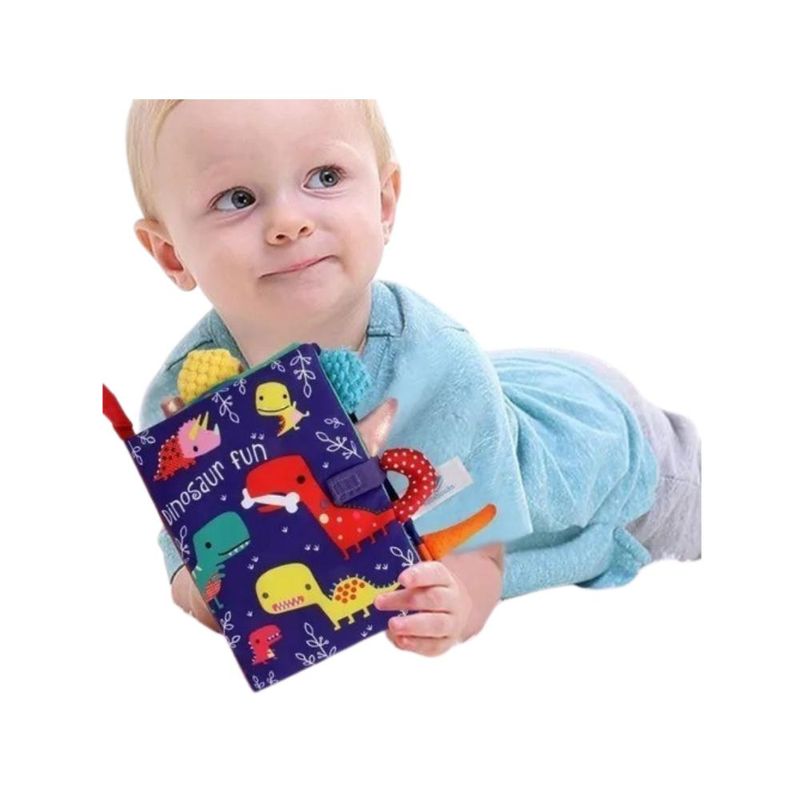 SENSORIAL - Libro De Tela Interactivo Sensorial Para Bebe Y Niños - Multicolor