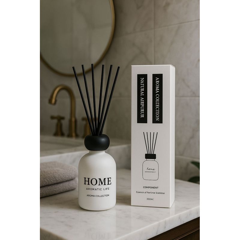 WAKESHOME - Difusor Ambiental Perfume De Varillas 350 Ml Con 5 Varillas