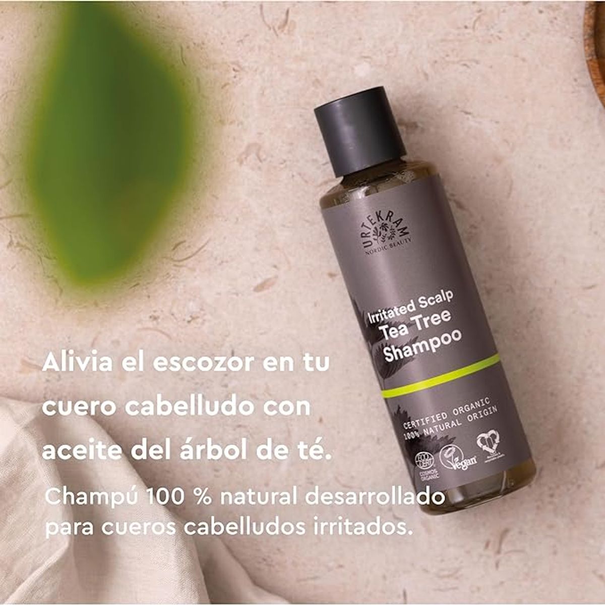 GENERICO - Shampoo nutritivo orgánico Urtekram árbol de té