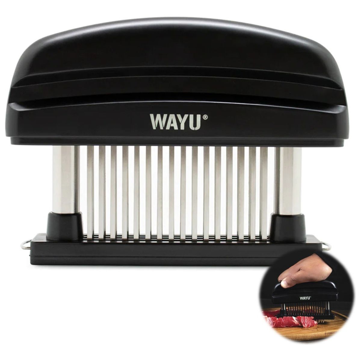 WAYU - Ablandador Carne Wayu Ablandador Carne Acero Inoxidable Wayu