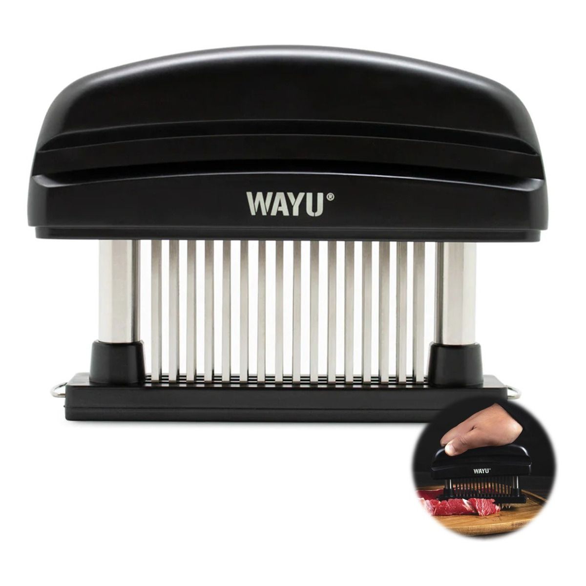 WAYU - Ablandador Carne Wayu Ablandador Carne Acero Inoxidable Wayu