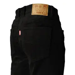 PARADA 111 - Pantalon Cotelé Recto Negro