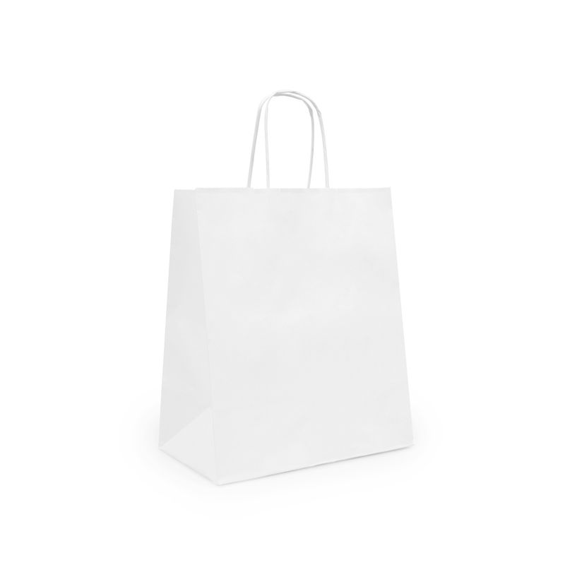 GENERICO - Bolsas de Papel Blancas 22x10x30 por 50 unidades…