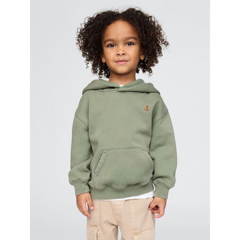 GAP - Polerón Toddler Niño Vintage Relaxed Sin Cierre Verde Gap