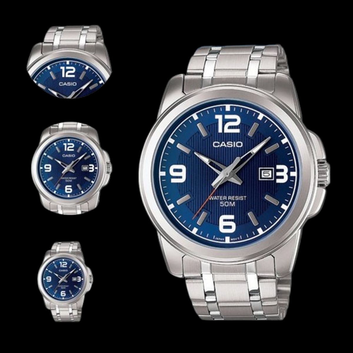 CASIO - reloj casio mtp1314d-2a  hombre analogo metal