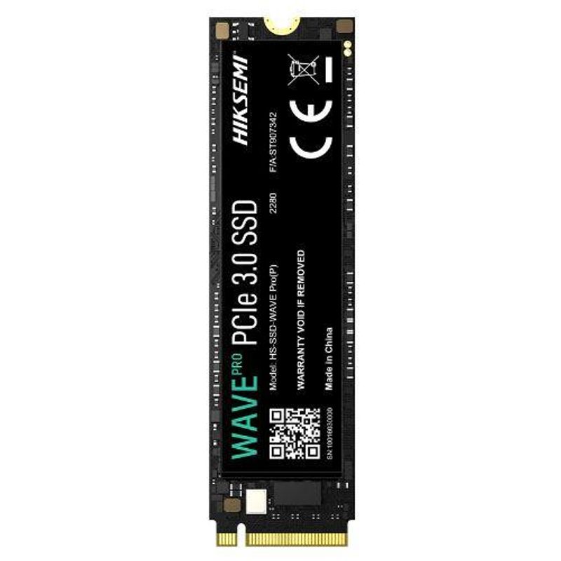HIKVISION - Hikvision SSD Wave ProP 512 GB PCIe 30 NVMe M2 2280 - HS-SSD-WAVEPROP512G
