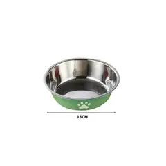 GENERICO - COMEDERO METALICO PARA MASCOTAS 18CM