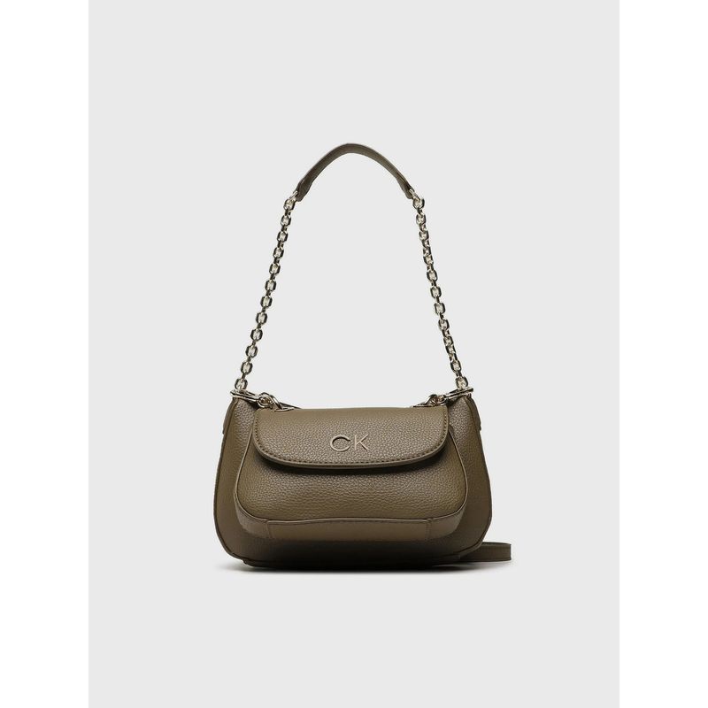 CALVIN KLEIN - Cartera Re-Lock Café Calvin Klein