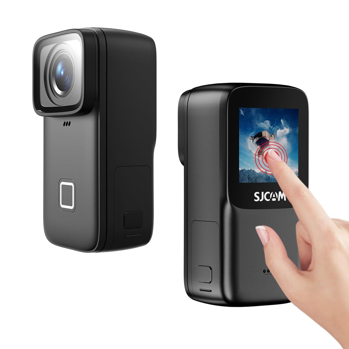 SJCAM - SJCAM C200 Pro Cámara 4K30fps 20MP Pantalla Táctil 13″ WiFi Dual IP68