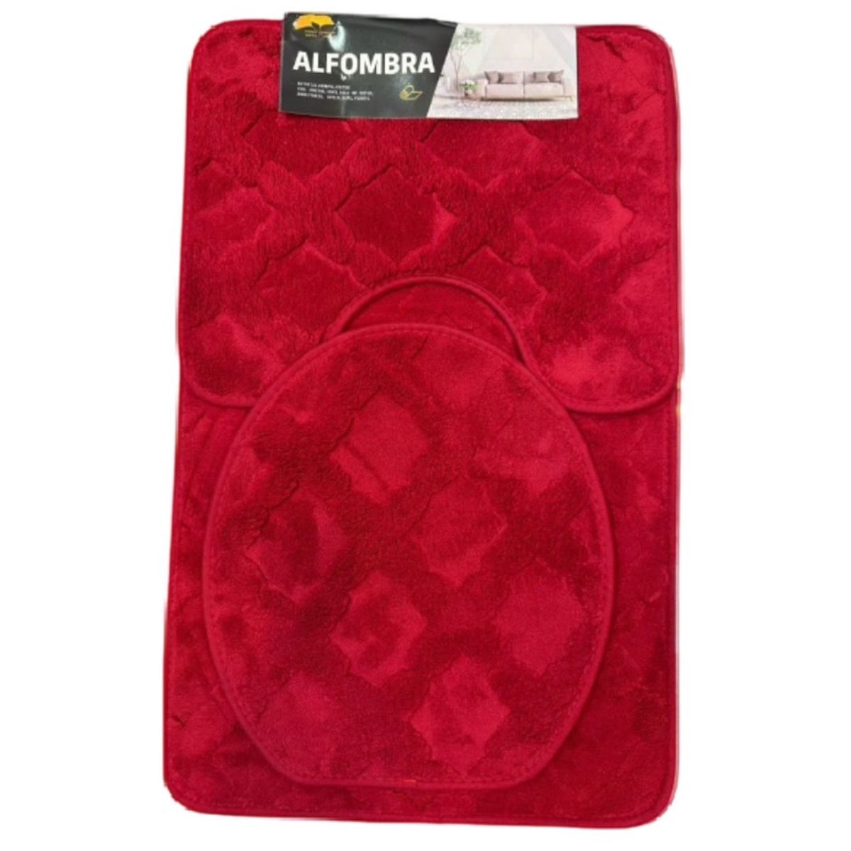 GENERICO - alfombra set juego de baño 50x80