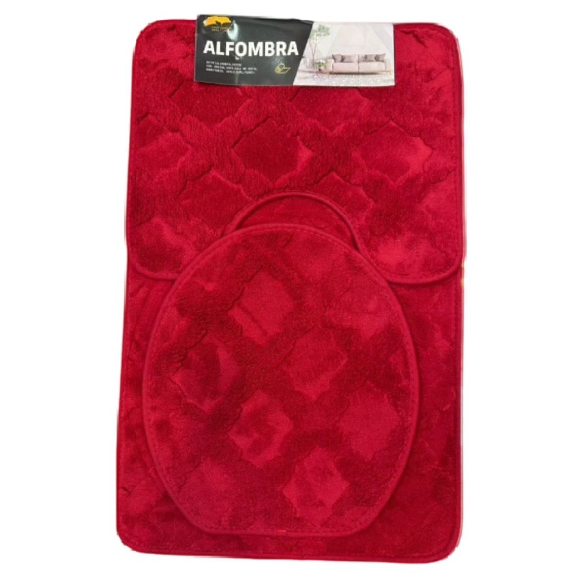 GENERICO - alfombra set juego de baño 50x80