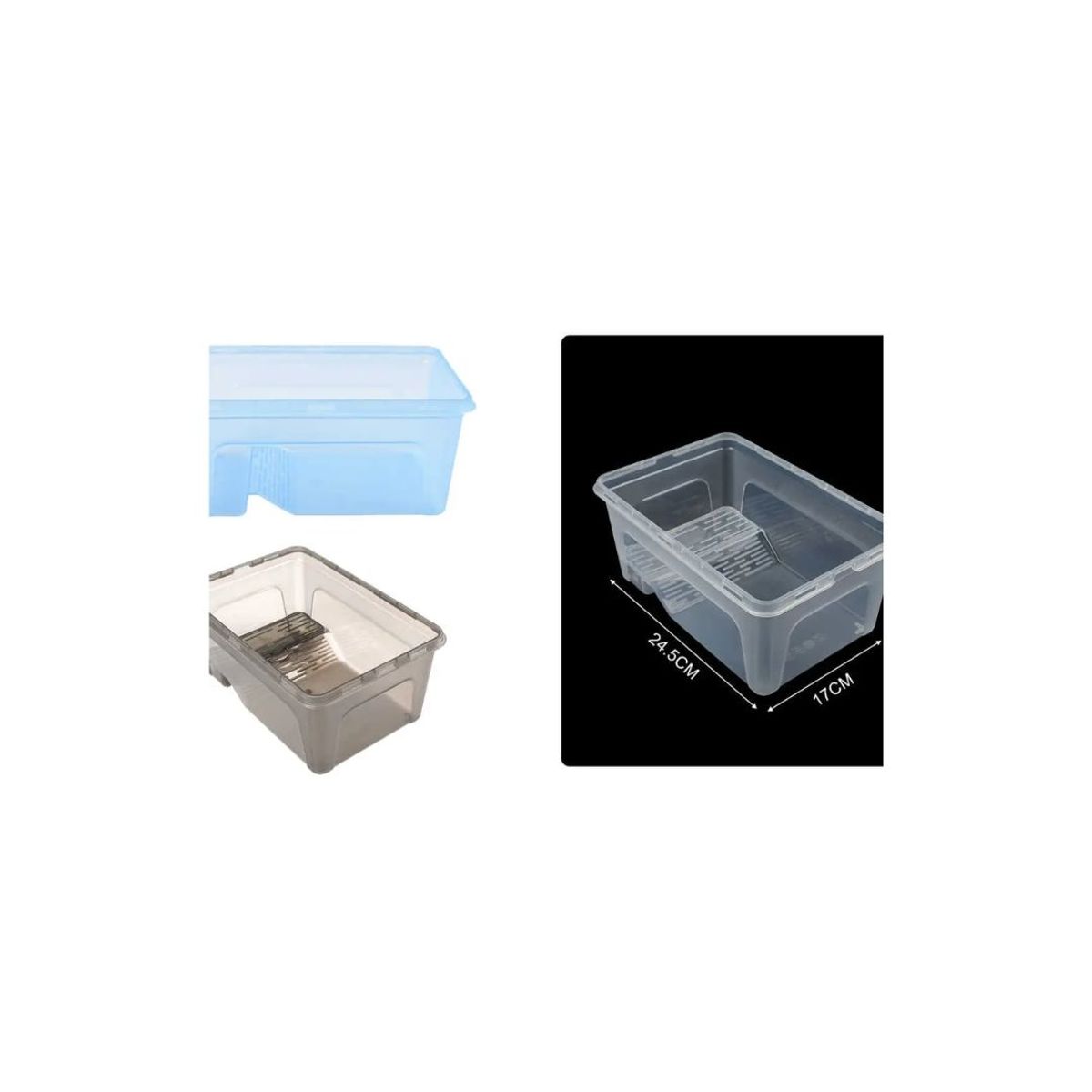 GENERICO - TORTUGUERA 24 X 17 X 11 CM