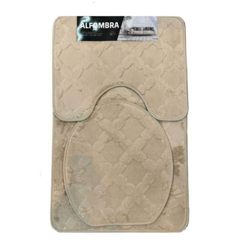 GENERICO - Alfombra set juego de baño 50x80