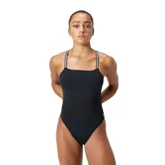 SPEEDO - Traje de Baño Natación Mujer V Class Active Negro