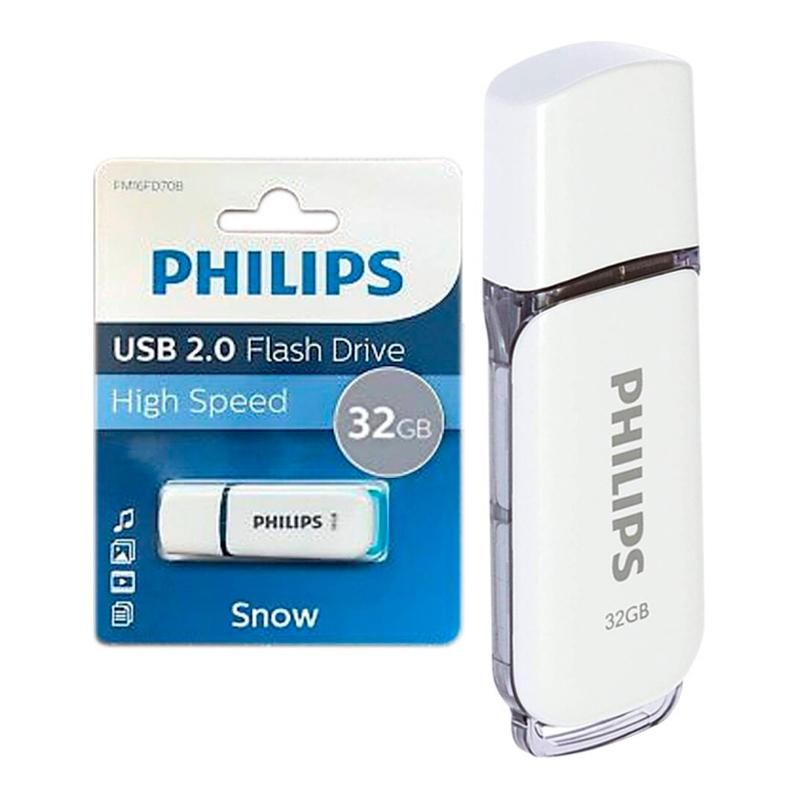 PHILIPS - Pendrive Philips Snow 32gb Grey 20 FM32FD70B97 - Gris