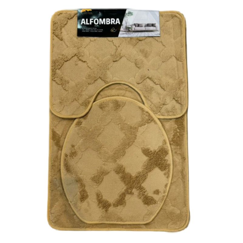 GENERICO - alfombra set juego de baño 50x80