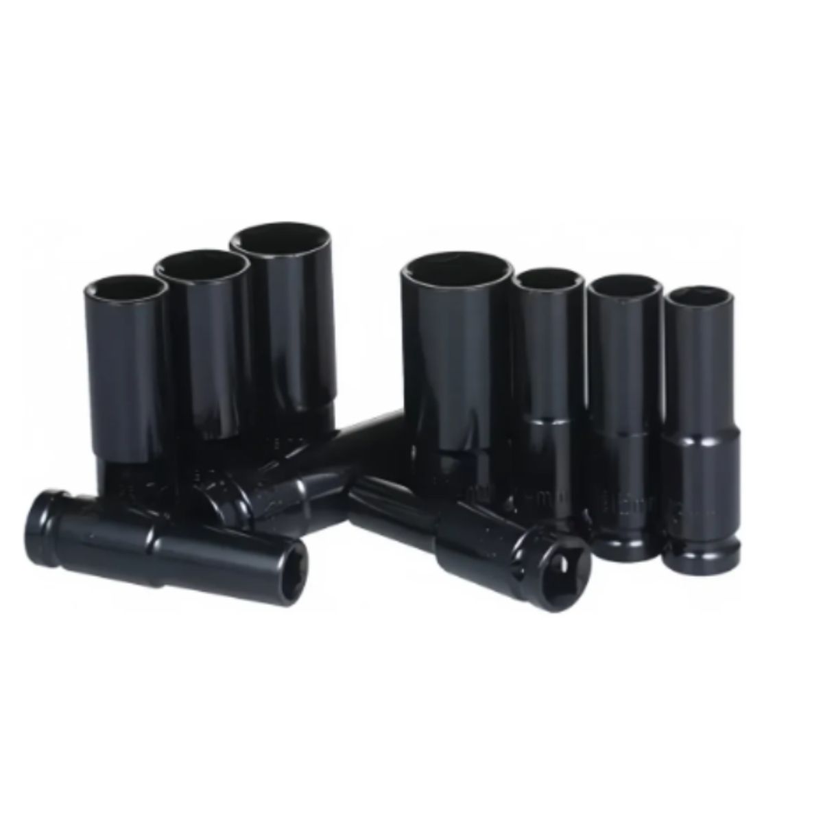 GENERICO - JUEGO DADOS LARGOS DE IMPACTO 10-24 MM 10 PIEZAS