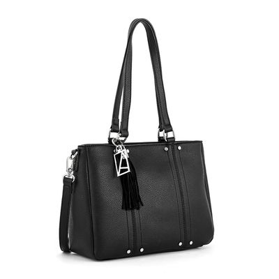 Imagen 2 del producto Cartera tote tres divisiones leroy mediana negro especial