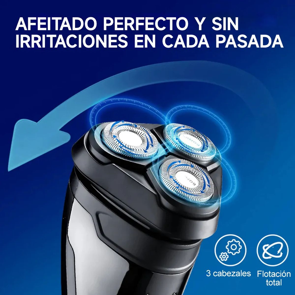 BOMIDI - Máquina Afeitadora Eléctrica Razuradora 3d Bomidi M3 Negro