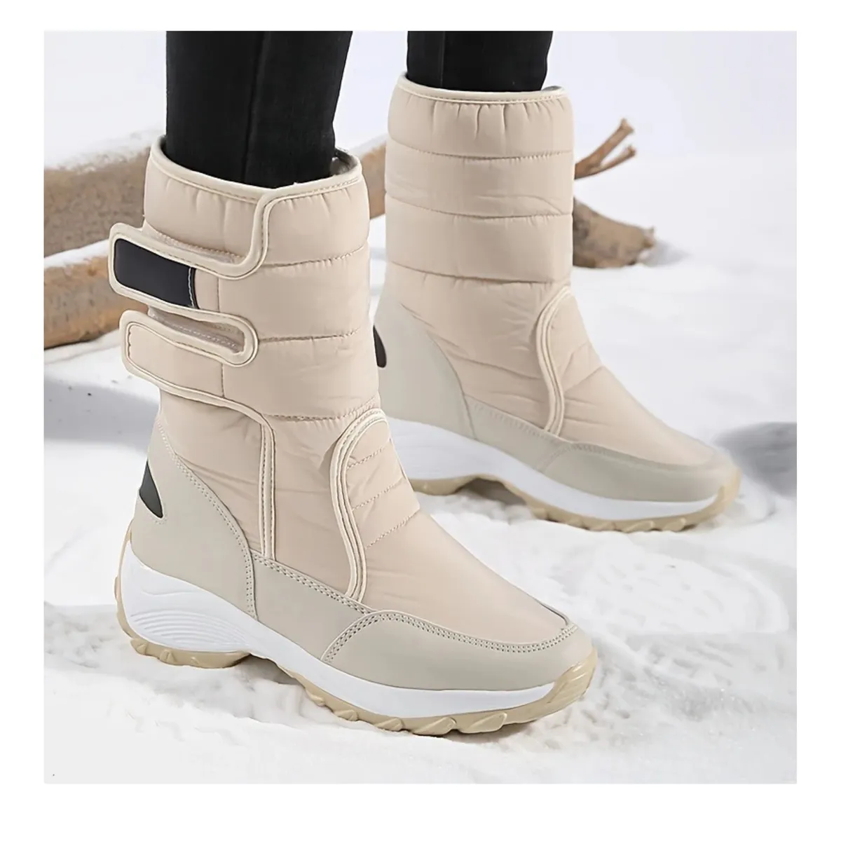 DECATALOGO - Calzado de invierno impermeables para Mujer de Corte Medio talla 36