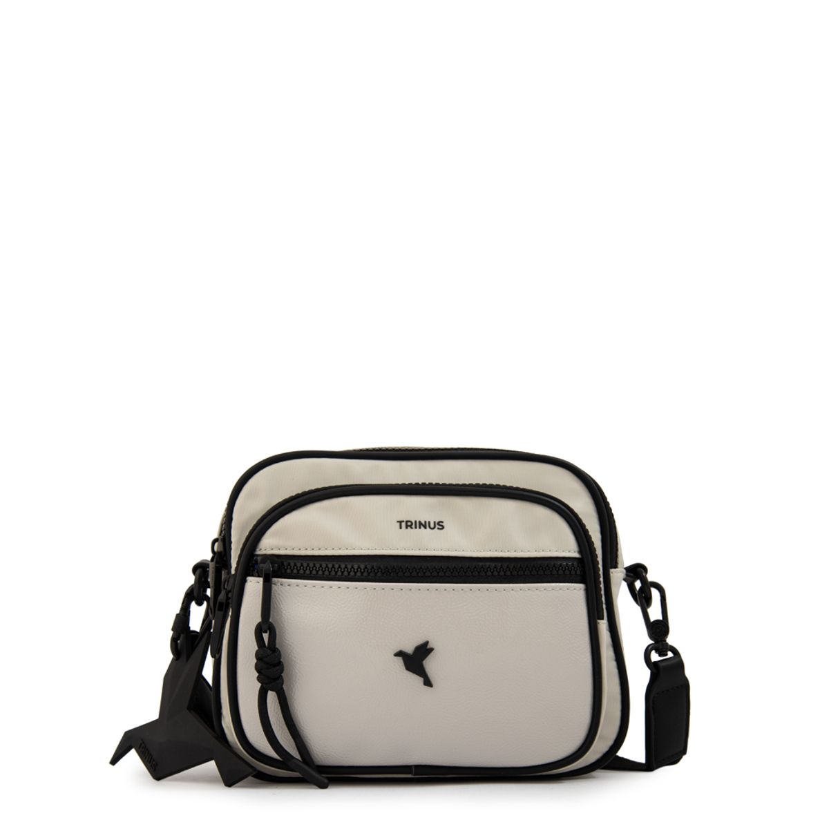 TRINUS - Cartera bandolera bandolera carina mediana gris claro