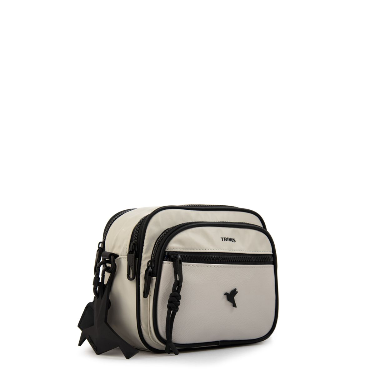 TRINUS - Cartera bandolera bandolera carina mediana gris claro