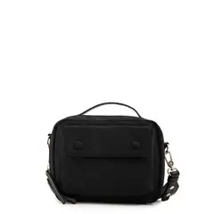 AMPHORA - Cartera Bandolera mediana islandia negro