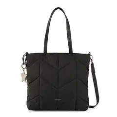 AMPHORA - Cartera dos asas mediana novak negro