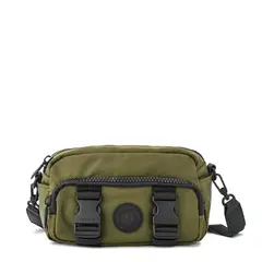 TRINUS - Cartera bandolera pequeña amaya verde oliva
