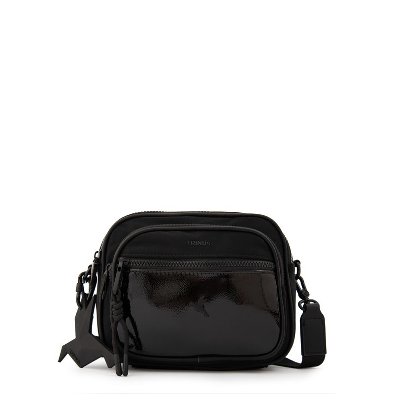 TRINUS - Cartera Bandolera mediana carina negro