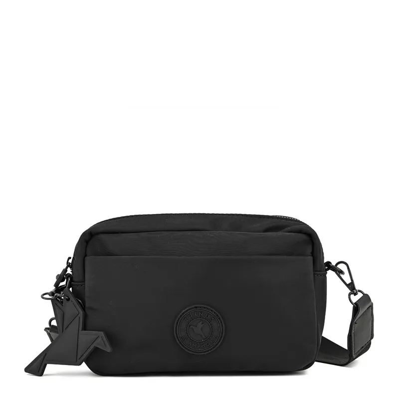 TRINUS - Cartera bandolera brooklyn mediana negro