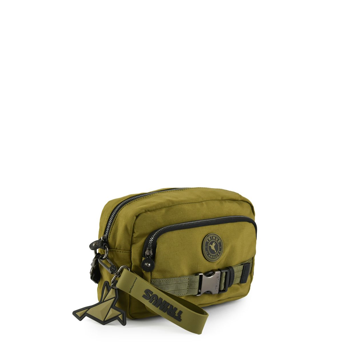 TRINUS - Cartera Bandolera bela verde oliva