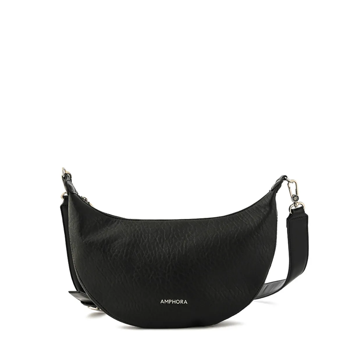 AMPHORA - Cartera bandolera ostara mediana negro