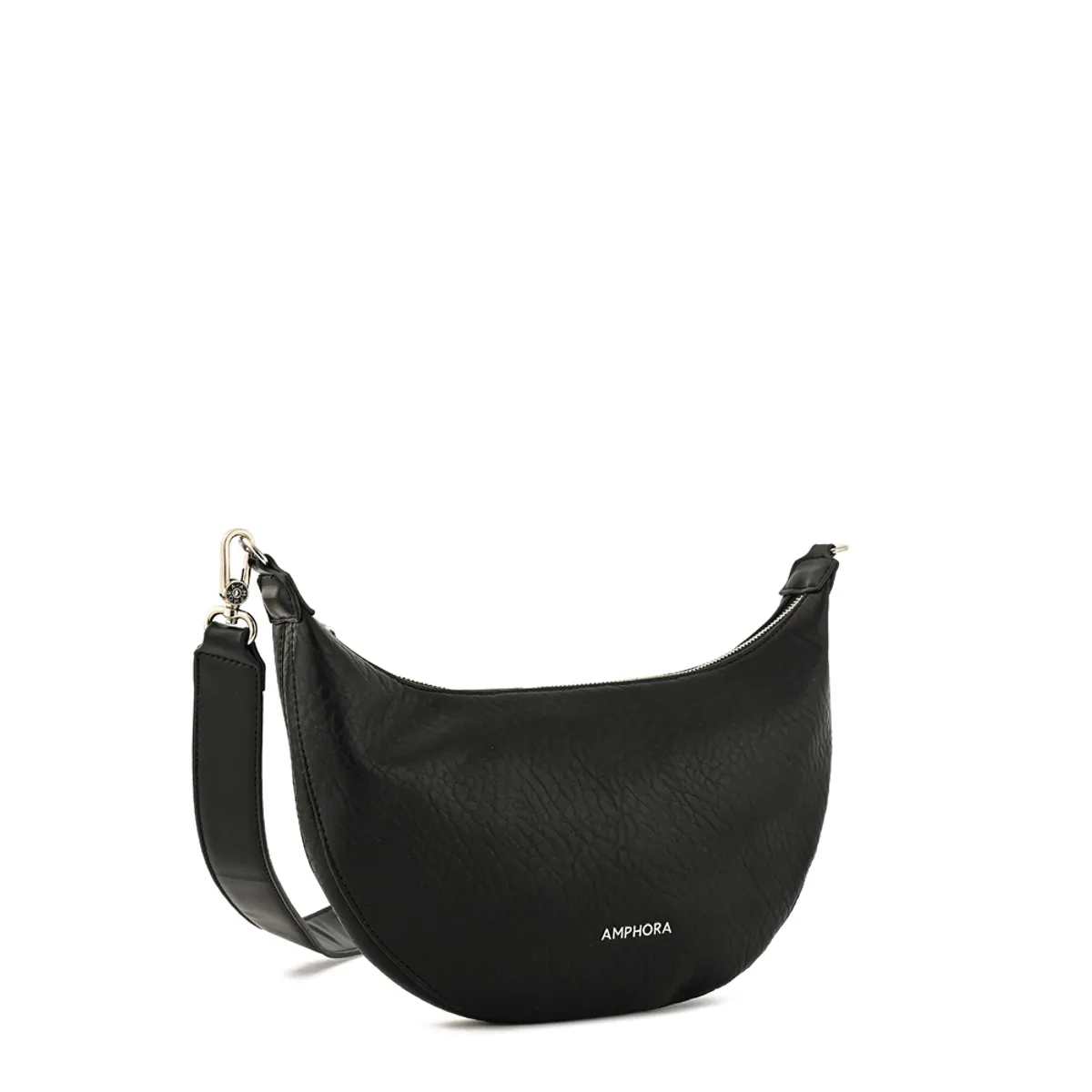 AMPHORA - Cartera bandolera ostara mediana negro
