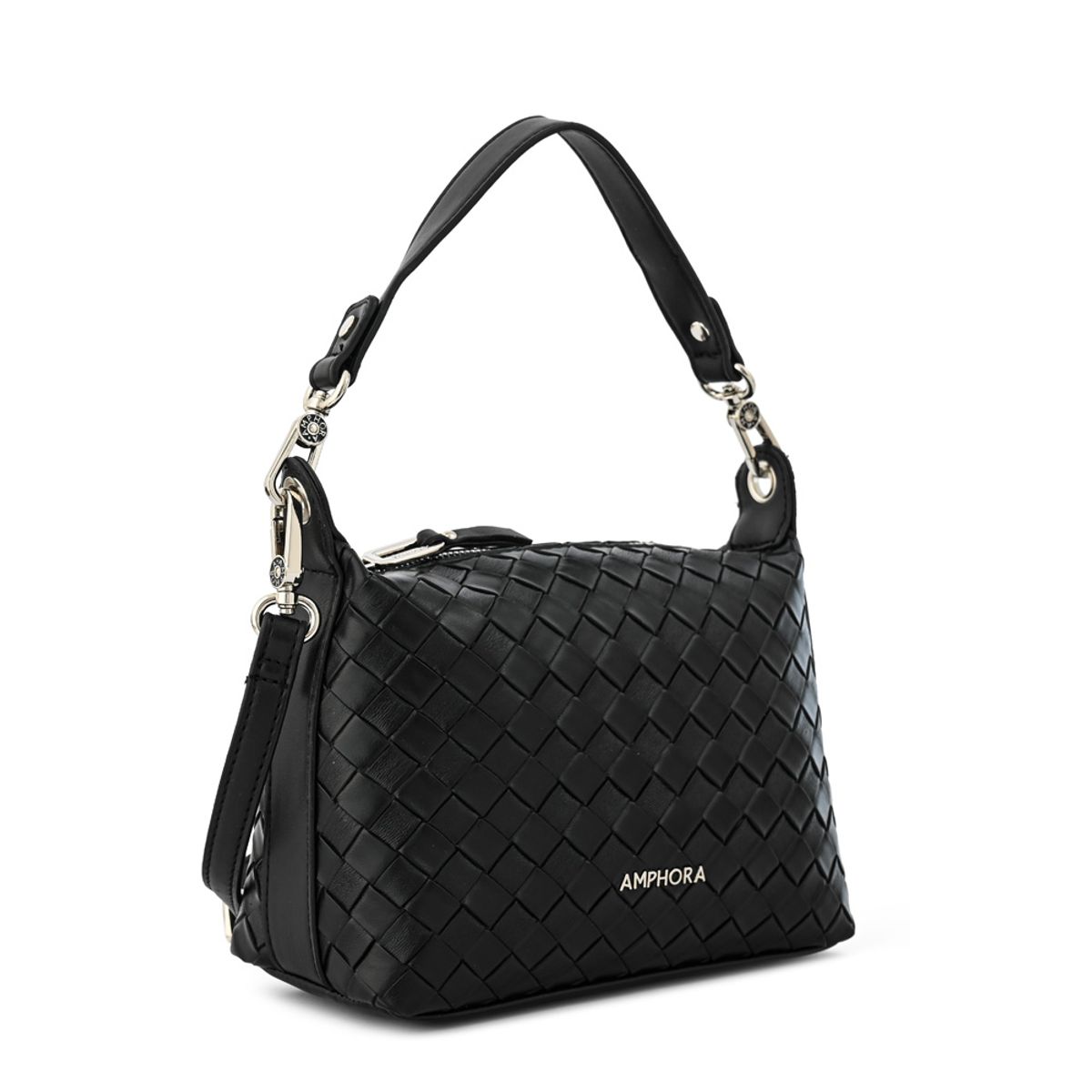 AMPHORA - Cartera corte oval bercy pequeña negro