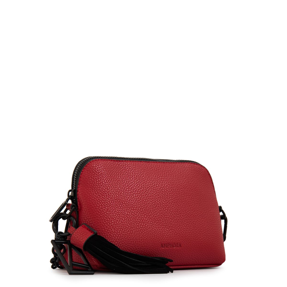 AMPHORA - Cartera bandolera ingrid mediana rojo