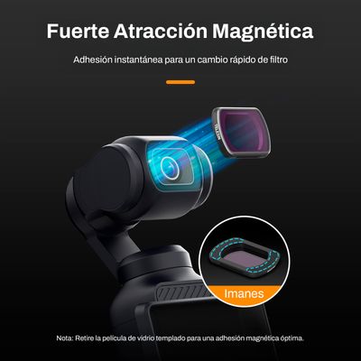 Imagen 2 del producto Kit de Filtros Magnéticos para DJI Osmo Pocket 3 -