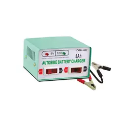 DBLUE - Cargador De Batería Autos Y Motos Potencia De 6v Y 12v - Ps
