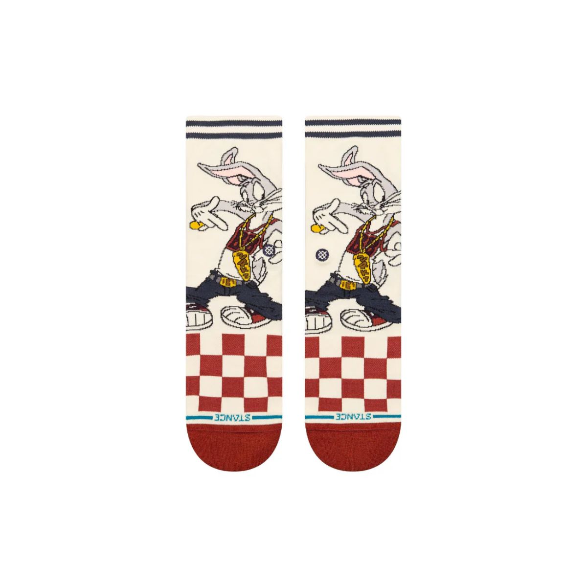 STANCE - Stance Sock Kids Bugs Bunny Crew Vintage White