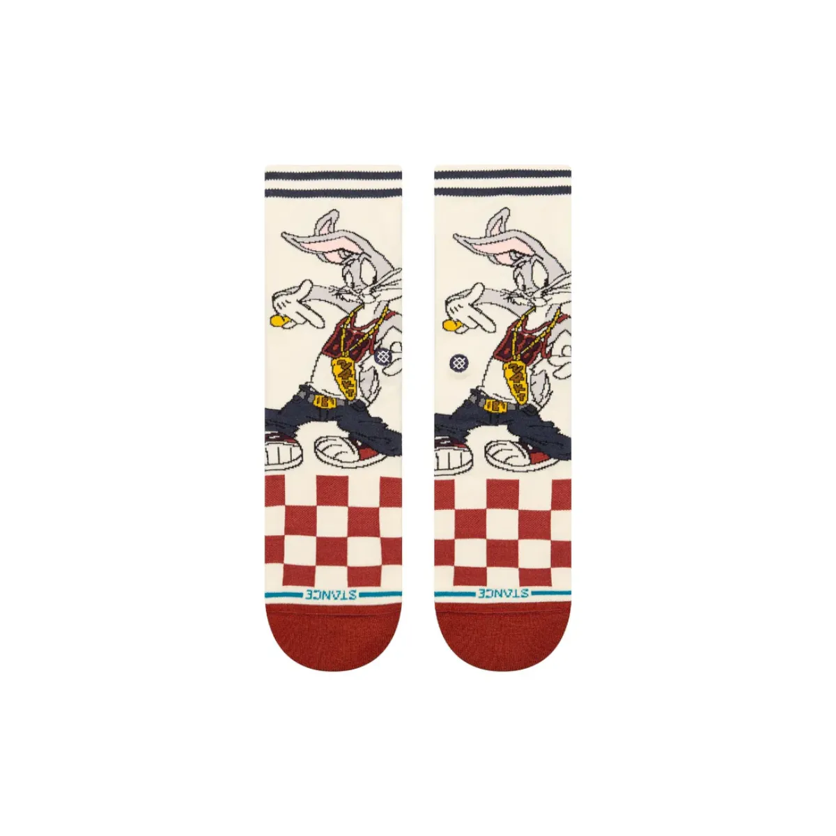 STANCE - Stance Sock Kids Bugs Bunny Crew Vintage White