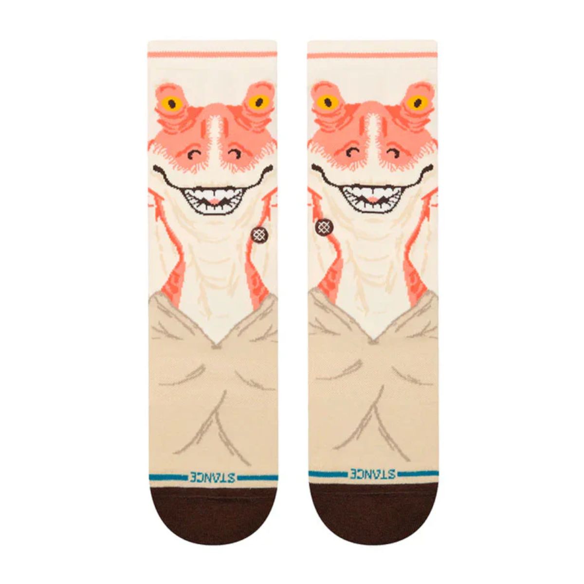 STANCE - Stance Sock Kids Jar Jar Crew Vintage White