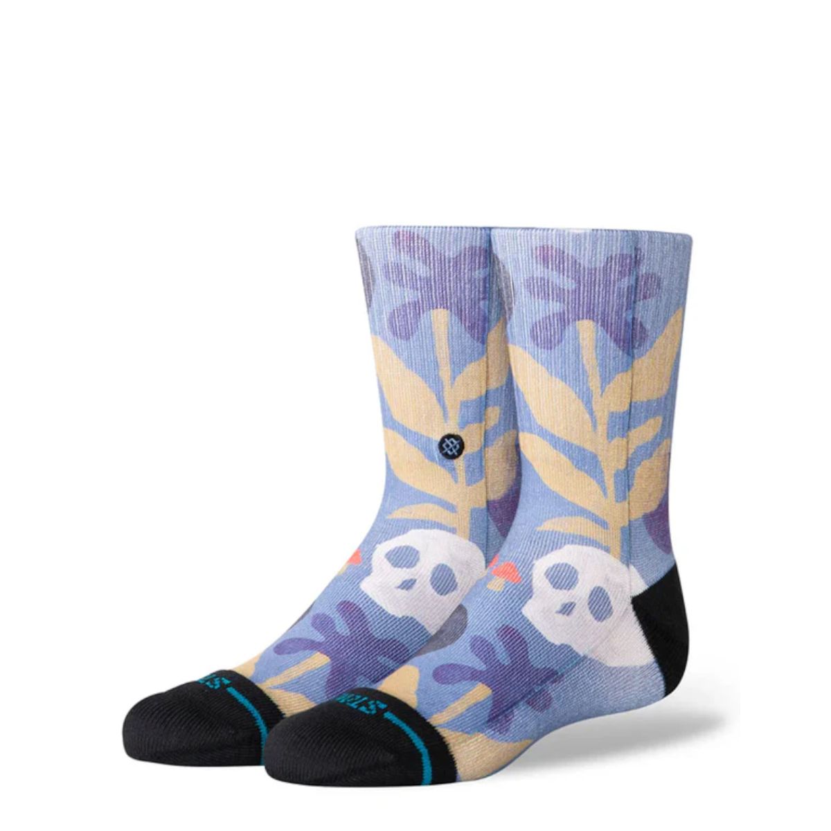 STANCE - Stance Sock Kids Tropiskull Crew Stone Blue