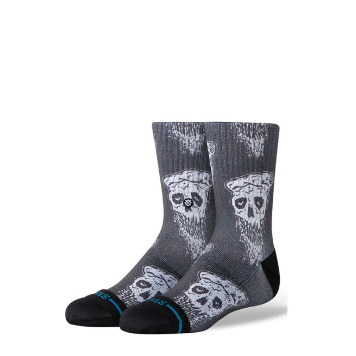 STANCE - Stance Sock Kids Pizza Face White Black