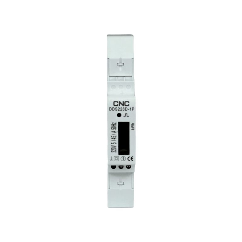 GENERICO - Medidor Remarcador Monofasico Digital a Riel Din 5(45A) 1 puesto - CNC