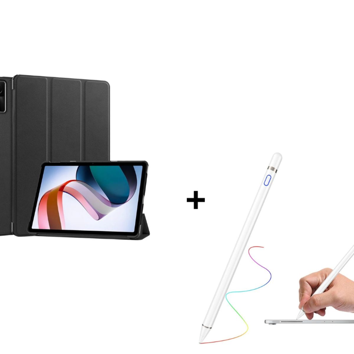 GENERICO - Pack Carcasa Smart Case Para Xiaomi Redmi PAD SE 11 + Lápiz Pencil