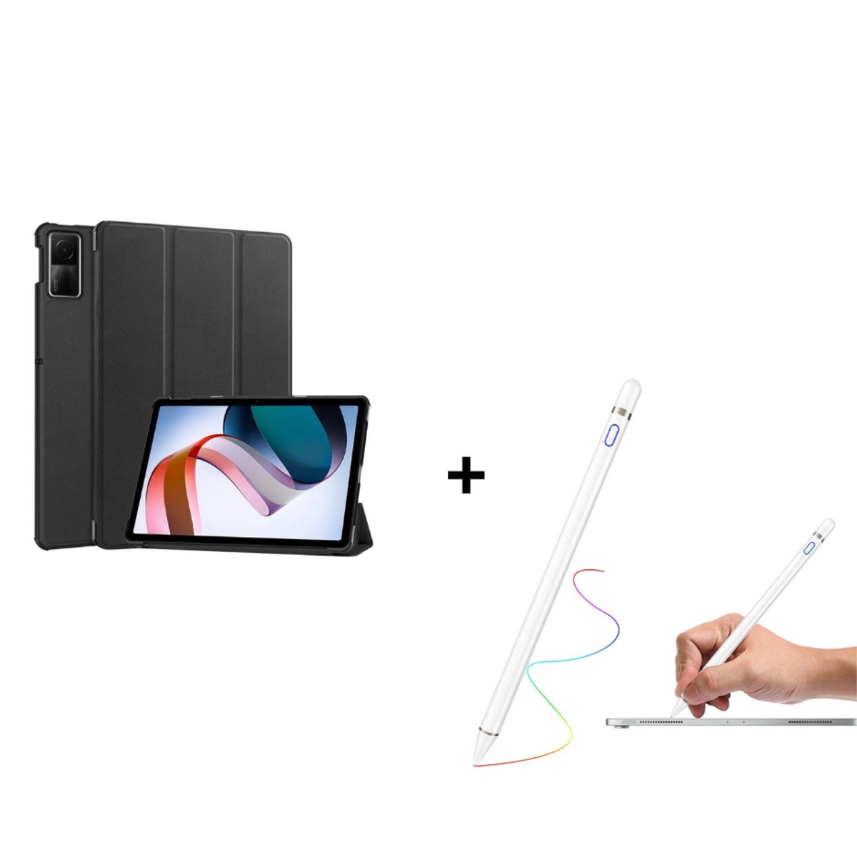 GENERICO - Pack Carcasa Smart Case Para Xiaomi Redmi PAD SE 11 + Lápiz Pencil