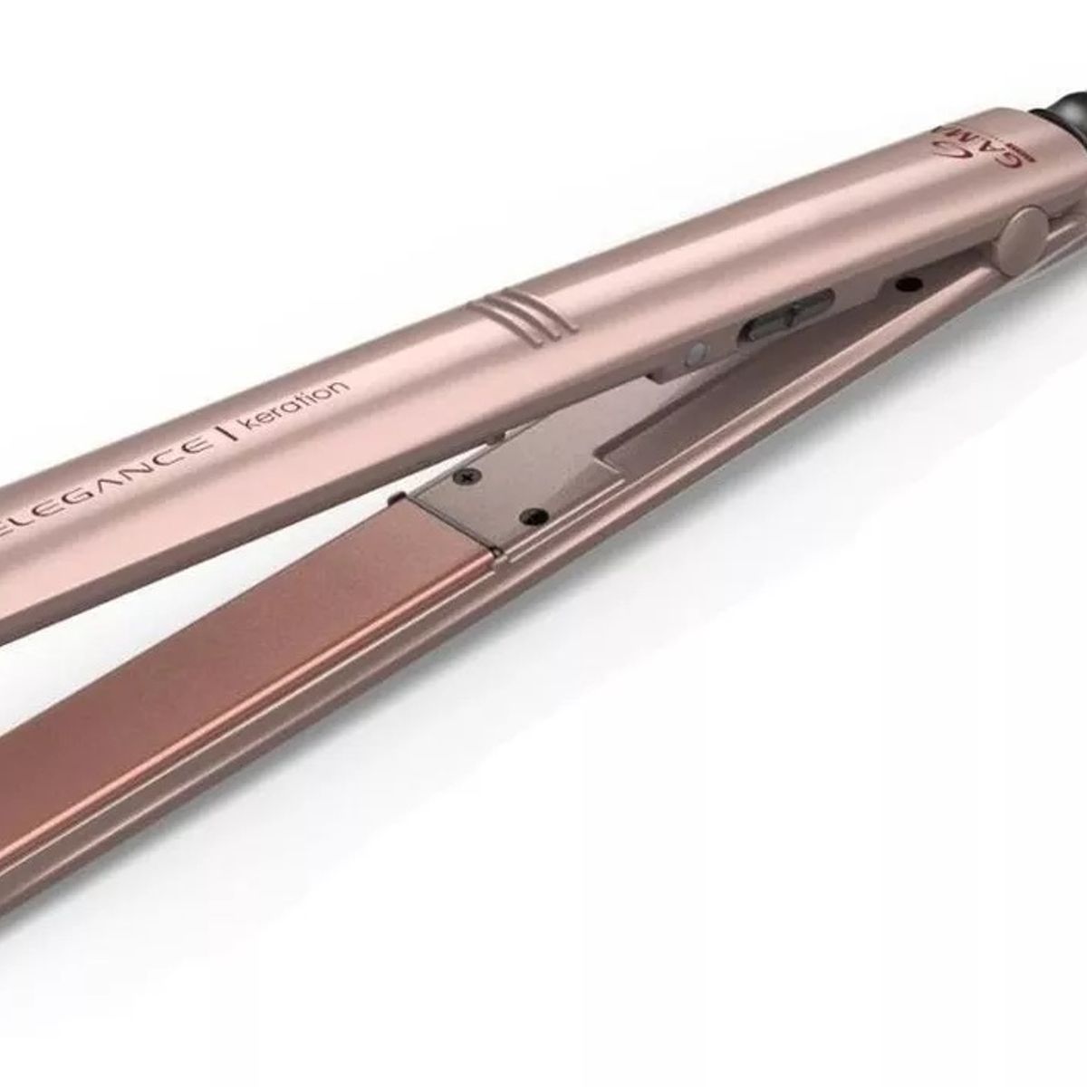 GAMA - Plancha De Cabello Elegance Keratine Gama Color Rosa Open BOX