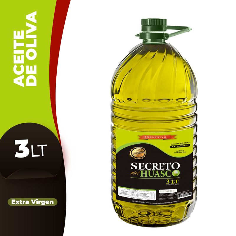 GENERICO - Aceite de Oliva Extra Virgen Secreto del Huasco 02ac 3Lt